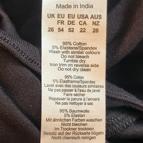 PrettyLittleThing PLT jumpsuit 22 black cotton ruched bust Plus Size bodycon new - Picture 9 of 9